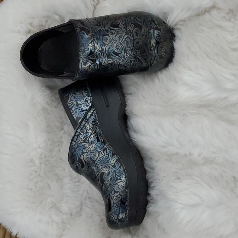 Dansko Floral Non-Slip Clogs
